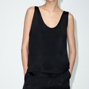 Zara Satin Camisole Top